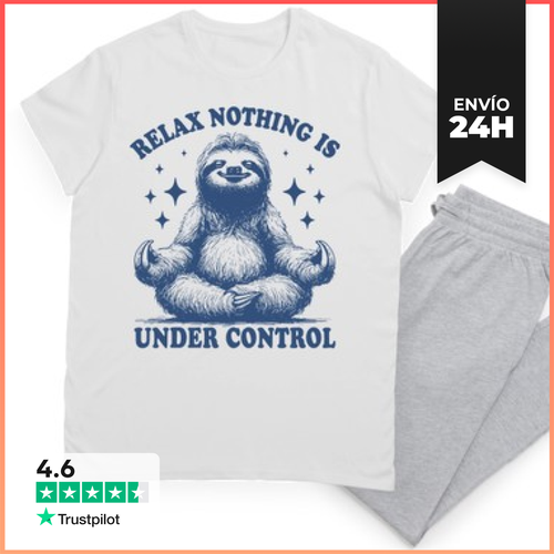 Pijama RELAX NOTHING IS UNDER CONTROL SLOTH LaTostadora - latostadora.com - Modalova