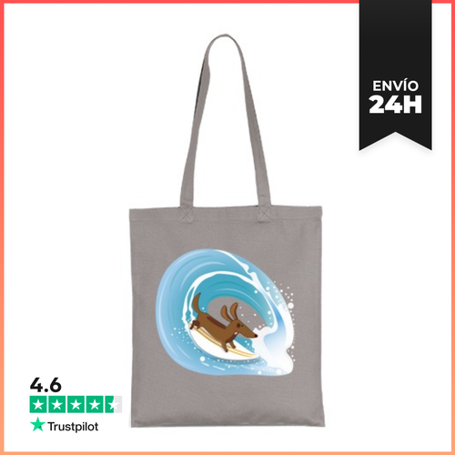 Bolsa De Tela Perrito Surfero LaTostadora - latostadora.com - Modalova