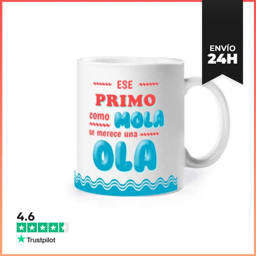 Taza Ese Primo Como Mola Se Merece Una Ola LaTostadora - latostadora.com - Modalova