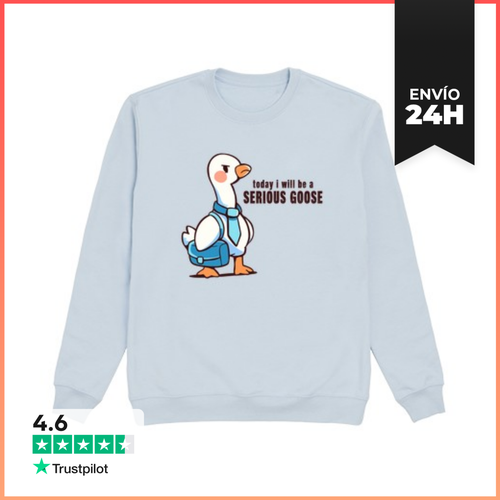 Sudadera Unisex Hoy Seré Un Ganso Serio - Sudadera LaTostadora - latostadora.com - Modalova