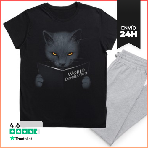 Pijama Evil Black Cat - Cute Kitty Notebook LaTostadora - latostadora.com - Modalova