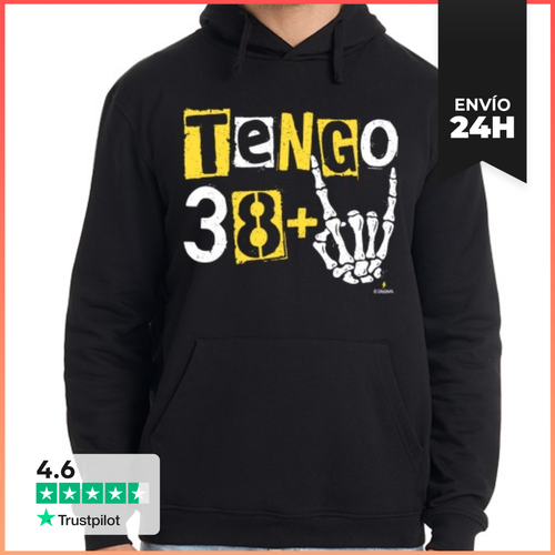 Sudadera Unisex Con Capucha Tengo 38 Más 2 LaTostadora - latostadora.com - Modalova