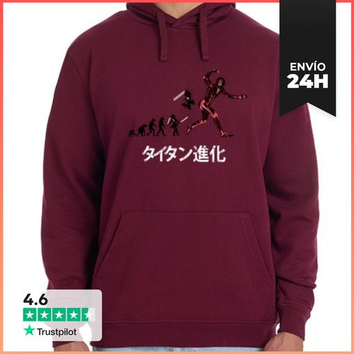 Sudadera Unisex Con Capucha Titan Evolution LaTostadora - latostadora.com - Modalova