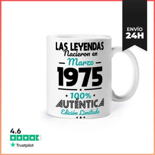 Taza 50 Anos Leyendas Marzo 1975 LaTostadora - latostadora.com - Modalova
