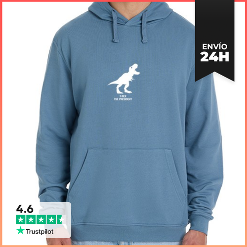 Sudadera Unisex Con Capucha T -Rex El Presidente LaTostadora - latostadora.com - Modalova