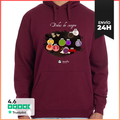 Sudadera Unisex Con Capucha Bodas De Sangre (fondos Oscuros) - latostadora.com - Modalova
