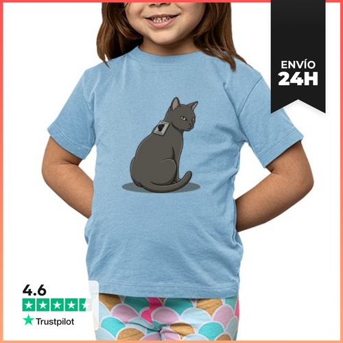 Camiseta Clásica Para Niños Gato Caos LaTostadora - latostadora.com - Modalova