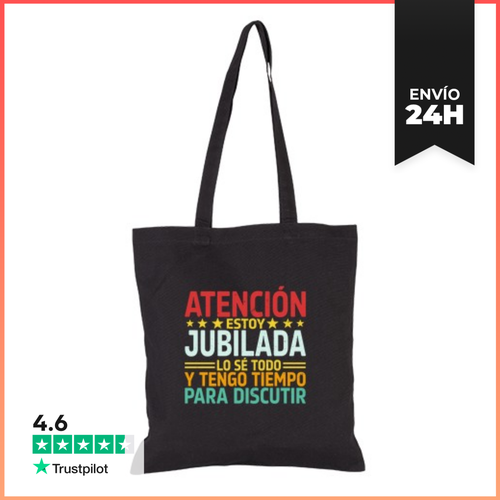 Bolsa De Tela Estoy Jubilada LaTostadora - latostadora.com - Modalova