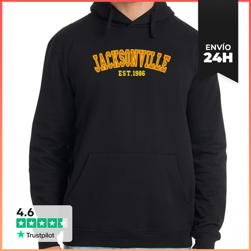 Sudadera Unisex Con Capucha Jacksonville Est 1986 LaTostadora - latostadora.com - Modalova