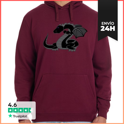 Sudadera Unisex Con Capucha Bubble Minecraft Dragon LaTostadora - latostadora.com - Modalova