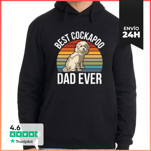 Sudadera Unisex Con Capucha Mejor Papá De Cockapoo De Todos Los - latostadora.com - Modalova