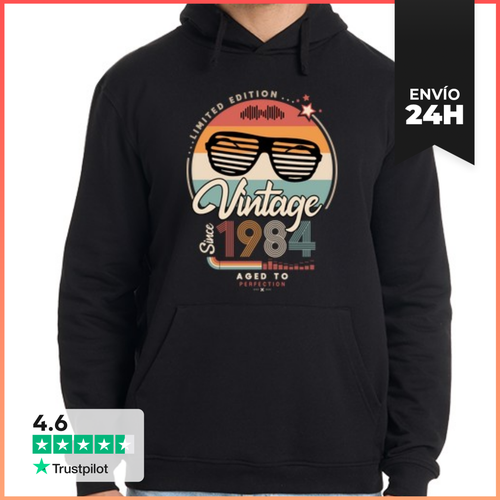 Sudadera Unisex Con Capucha Vintage Since 1984 LaTostadora - latostadora.com - Modalova