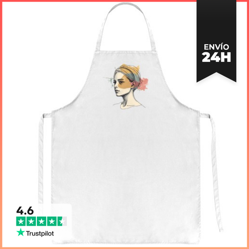 Delantal Estilo Antígona Boho Chic Rectitud Mujer Libre Cocina - latostadora.com - Modalova