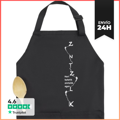 Delantal Premium Con Bolsillo ZINTZILIK. Colgando De Un Hilo - latostadora.com - Modalova