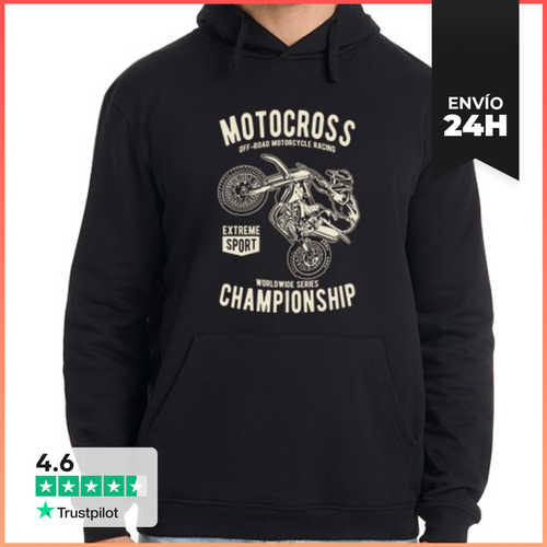 Sudadera Unisex Con Capucha Ciclista De Motocross LaTostadora - latostadora.com - Modalova