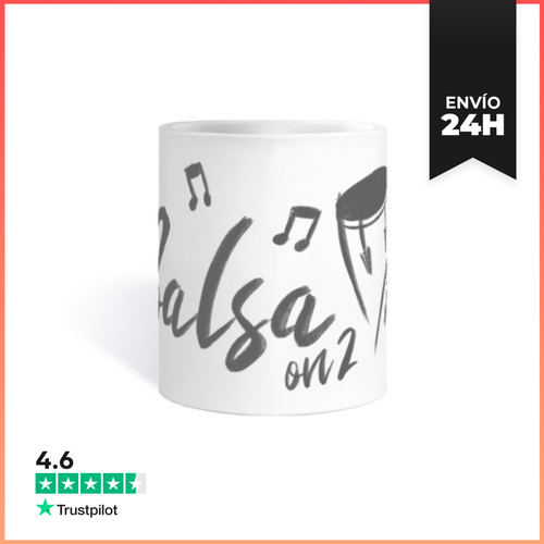 Taza Salsa On2 Congas Gris LaTostadora - latostadora.com - Modalova