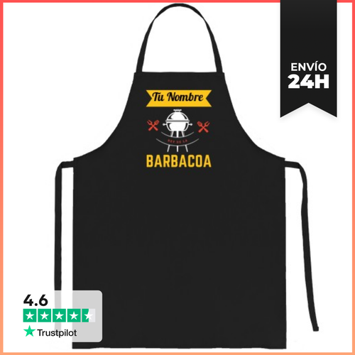 Delantal Barbacoa - Nombre Personalizable LaTostadora - latostadora.com - Modalova