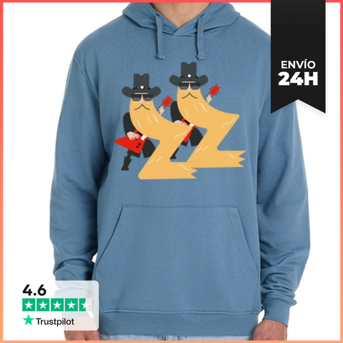 Sudadera Unisex Con Capucha Zz Top LaTostadora - latostadora.com - Modalova