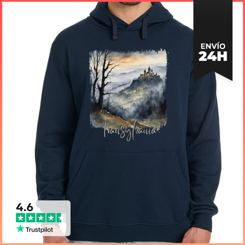 Sudadera Unisex Con Capucha Acuarela De Transilvania - latostadora.com - Modalova