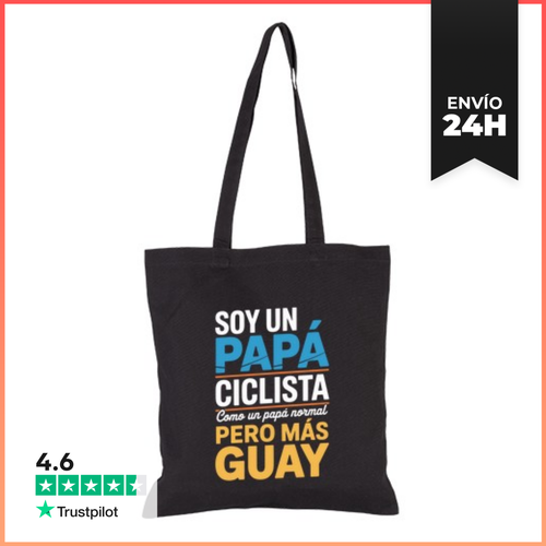 Bolsa De Tela SOY UN PAPÁ CICLISTA Como Un Papá Normal PERO MÁS - latostadora.com - Modalova