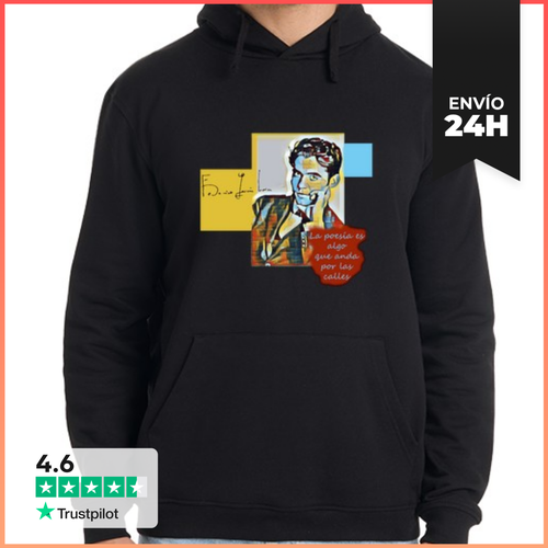 Sudadera Unisex Con Capucha Sudadera Lorca Poesia LaTostadora - latostadora.com - Modalova