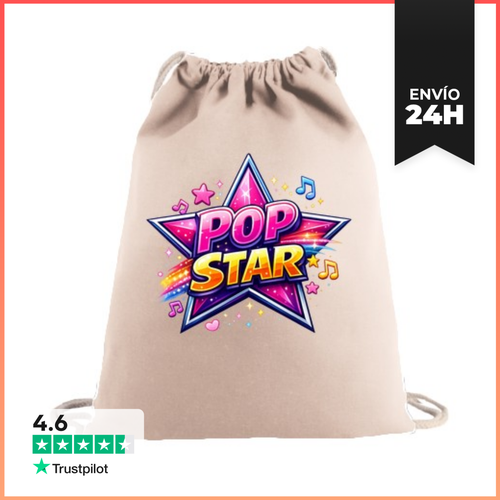 Mochila Saco Con Cuerdas Estrella Pop LaTostadora - latostadora.com - Modalova
