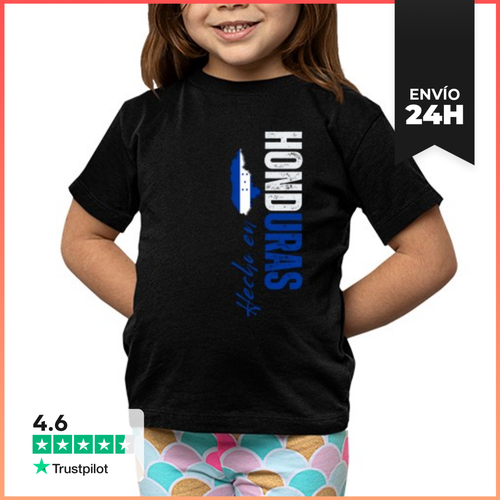 Camiseta Clásica Para Niños Hecho En Honduras, Orgullo Hondureño - latostadora.com - Modalova
