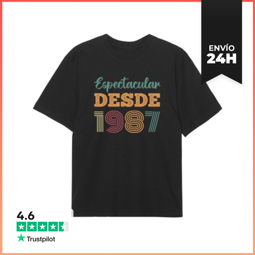 Camiseta Oversize ESPECTACULAR DESDE 1987 LaTostadora - latostadora.com - Modalova