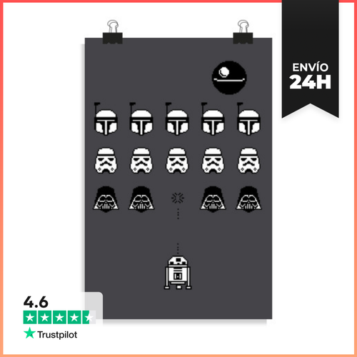 Póster Vertical Space In Vaders LaTostadora - latostadora.com - Modalova