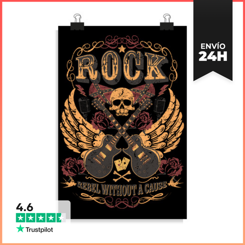 Póster Vertical ROCK LaTostadora - latostadora.com - Modalova