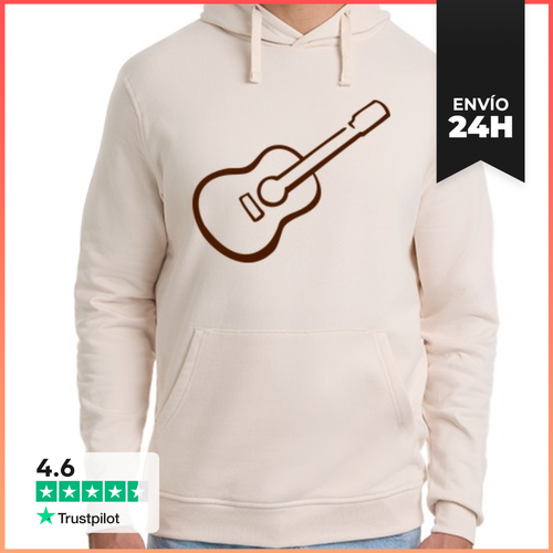 Sudadera Unisex Con Capucha Guitarra Clásica LaTostadora - latostadora.com - Modalova