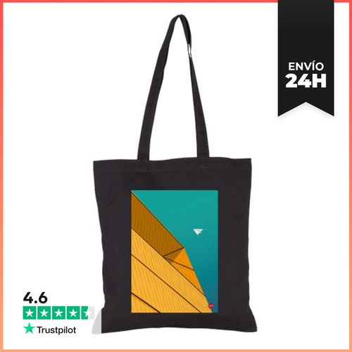 Bolsa De Tela Turquoise Sky. Puedes Aplicarlo Sobre Bolsa De Tela - latostadora.com - Modalova