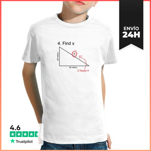 Camiseta Clásica Para Niños Find The X LaTostadora - latostadora.com - Modalova