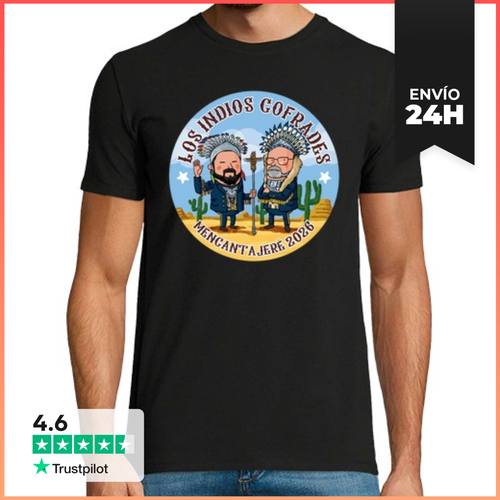 Camiseta Hombre Clásica LOS INDIOS COFRADES LaTostadora - latostadora.com - Modalova