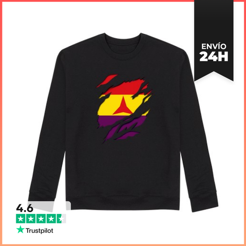Sudadera Unisex 2ª Republica Brigadas Internacionales LaTostadora - latostadora.com - Modalova