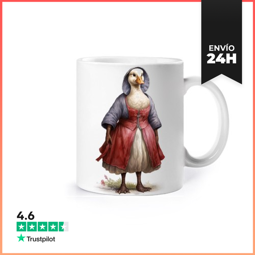 Taza Ganso En Traje De Mujer Medieval LaTostadora - latostadora.com - Modalova
