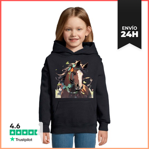 Sudadera Para Niños Con Capucha Caballo LaTostadora - latostadora.com - Modalova