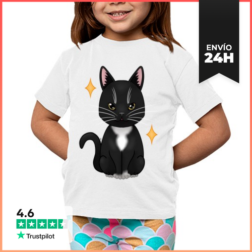Camiseta Clásica Para Niños Gato Doméstico Esmoquin LaTostadora - latostadora.com - Modalova