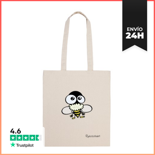 Bolsa De Tela Abeji Pececitoart LaTostadora - latostadora.com - Modalova