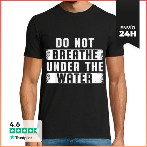 Camiseta Hombre Clásica No Respires Bajo El Agua LaTostadora - latostadora.com - Modalova
