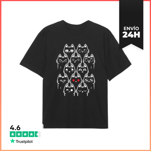 Camiseta Oversize Cats Day LaTostadora - latostadora.com - Modalova