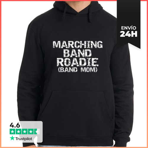 Sudadera Unisex Con Capucha Madre De Banda De Marcha Roadie - latostadora.com - Modalova