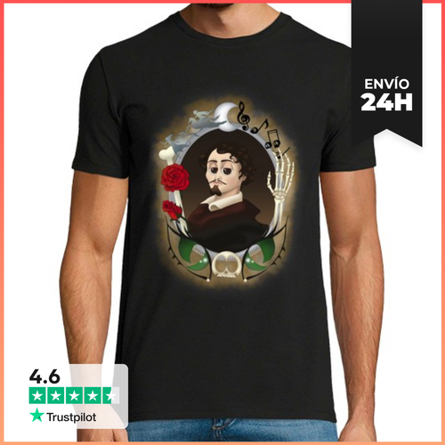Camiseta Hombre Clásica Gustavo Adolfo Bécquer LaTostadora - latostadora.com - Modalova