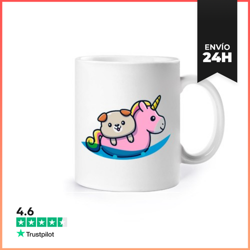 Taza Perrito En Su Boya Unicornio LaTostadora - latostadora.com - Modalova