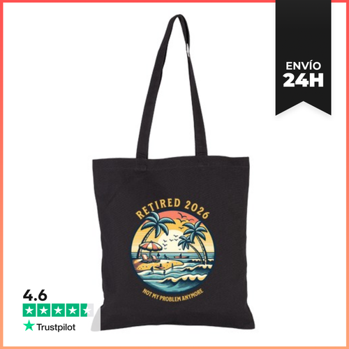 Bolsa De Tela Retired 2026 Not My Problem Anymore - Retirement - latostadora.com - Modalova