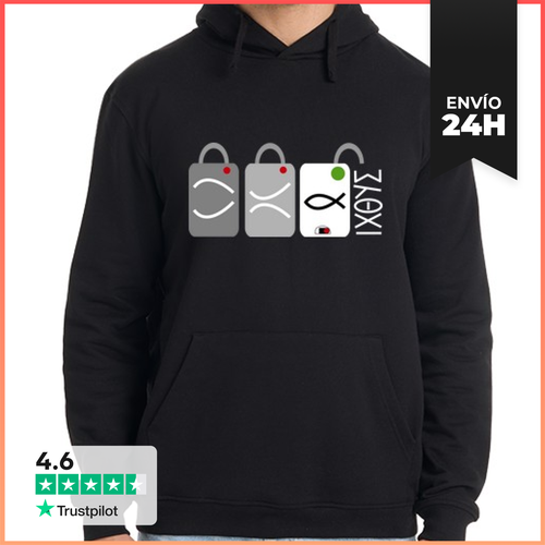 Sudadera Unisex Con Capucha Candado Solo Pez Dark Capucha Man - latostadora.com - Modalova
