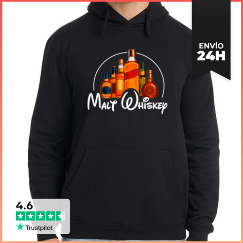 Sudadera Unisex Con Capucha Amante Del Malt Whiskey Botellas - latostadora.com - Modalova