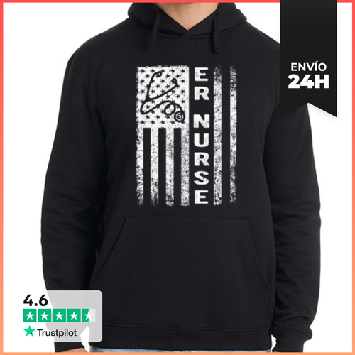 Sudadera Unisex Con Capucha Enfermera De Sala De Emergencias - latostadora.com - Modalova