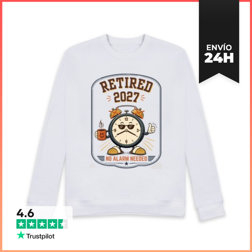 Sudadera Unisex Retired 2027 No Alarm Needed LaTostadora - latostadora.com - Modalova