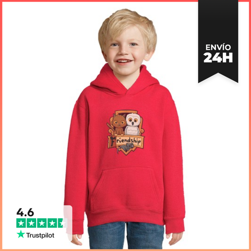 Sudadera Para Niños Con Capucha Escudo Mágico De La Amistad - latostadora.com - Modalova